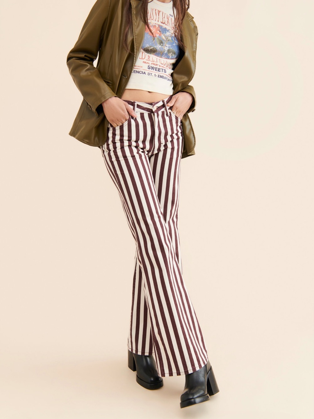 Wrangler Women's Wanderer Striped Jeans